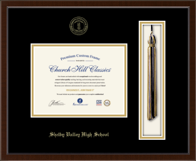 Hazard High School diploma frame - Tassel & Cord Diploma Frame in Delta
