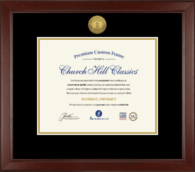 Carol Martin Gatton Academy diploma frame - Scholar Diploma Frame in Sierra