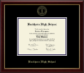 Buckhorn High School diploma frame - Gold Embossed Diploma Frame in Galleria