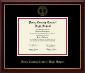 Perry County High School diploma frame - Gold Embossed Diploma Frame in Galleria