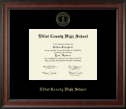 Elliott County High School diploma frame - Gold Embossed Diploma Frame in Studio
