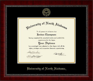 University of North Alabama diploma frame - Gold Embossed Diploma Frame in Sutton