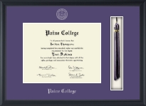 Paine College diploma frame - Tassel & Cord Diploma Frame in Obsidian