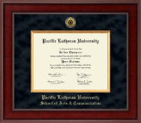 Pacific Lutheran University diploma frame - Presidential Gold Engraved Diploma Frame in Jefferson