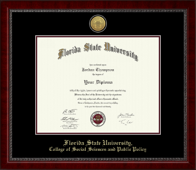 Florida State University diploma frame - Gold Engraved Medallion Diploma Frame in Sutton