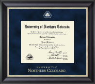 University of Northern Colorado Regal Edition Diploma Frame in Noir