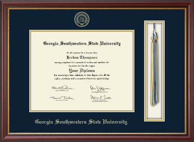 Georgia Southwestern State University diploma frame - Tassel & Cord Diploma Frame in Newport