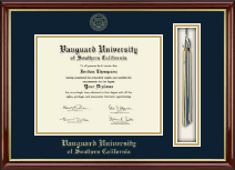 Vanguard University of Southern California diploma frame - Tassel & Cord Diploma Frame in Southport Gold
