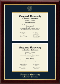 Double Diploma Frame