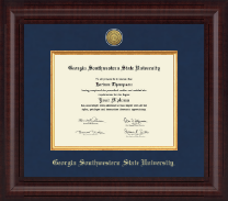 Georgia Southwestern State University diploma frame - Presidential Gold Engraved Diploma Frame in Premier