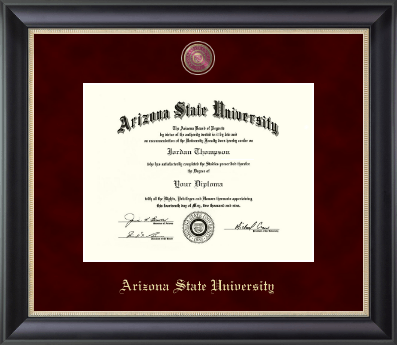 Arizona State University diploma frame - Regal Edition Diploma Frame in Noir