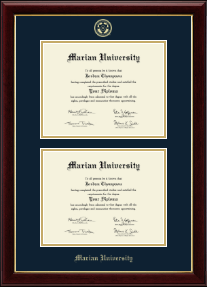 Double Diploma Frame