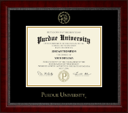 Purdue University diploma frame - Gold Embossed Diploma Frame in Sutton