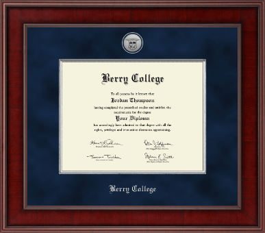 Berry College diploma frame - Presidential Masterpiece Diploma Frame in Jefferson