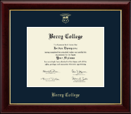Berry College diploma frame - Gold Embossed Diploma Frame in Gallery