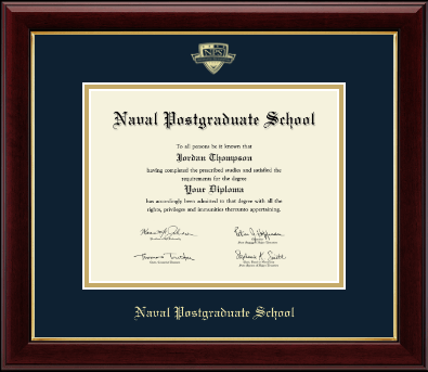 United States Navy certificate frame - Gold Embossed Certificate Frame in Gallery