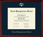 United States Navy Gold Embossed Certificate Frame in Camby