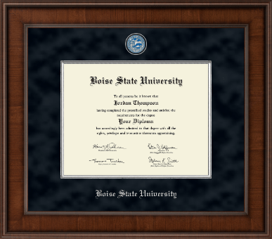 Boise State University diploma frame - Presidential Masterpiece Diploma Frame in Madison