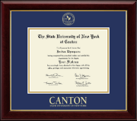 State University of New York at Canton diploma frame - Gold Embossed Diploma Frame in Gallery