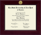 State University of New York at Canton Century Gold Engraved Diploma Frame in Cordova