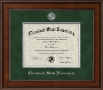Cleveland State University Presidential Masterpiece Diploma Frame in Madison