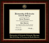 University of Colorado Colorado Springs diploma frame - Masterpiece Medallion Diploma Frame in Murano