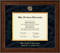 Ohio Northern University diploma frame - Presidential Masterpiece Diploma Frame in Madison