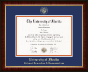 University of Florida diploma frame - Gold Embossed Diploma Frame in Murano