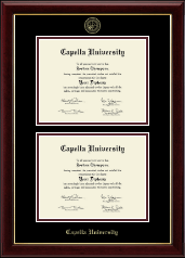 Capella University diploma frame - Double Diploma Frame in Gallery