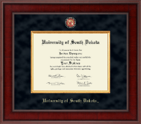 University of South Dakota Presidential Masterpiece Diploma Frame in Jefferson