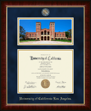 University of California Los Angeles diploma frame - Royce Hall Campus Scene Edition Masterpiece Diploma Frame in Murano