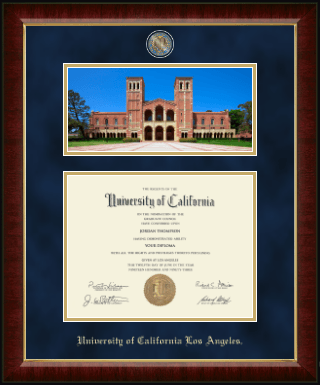 University of California Los Angeles diploma frame - Royce Hall Campus Scene Edition Masterpiece Diploma Frame in Murano
