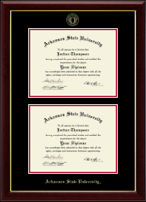 Double Diploma Frame