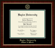 Baylor University diploma frame - Gold Embossed Diploma Frame in Murano