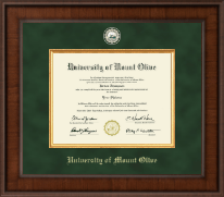 University of Mount Olive Presidential Masterpiece Diploma Frame in Madison