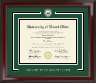 University of Mount Olive Showcase Edition Diploma Frame in Encore