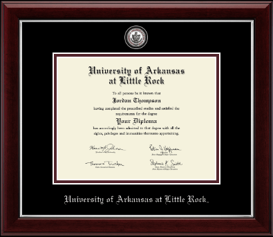 University of Arkansas at Little Rock diploma frame - Masterpiece Medallion Diploma Frame in Gallery Silver