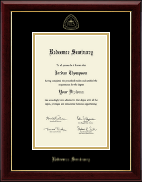 Redeemer Seminary diploma frame - Gold Embossed Diploma Frame in Gallery