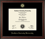 Northern Kentucky University diploma frame - Gold Embossed Diploma Frame in Studio