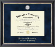 Villanova University Regal Edition Diploma Frame in Noir