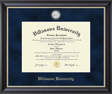 Villanova University diploma frame - Regal Edition Diploma Frame in Noir