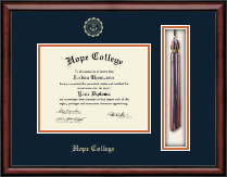 Hope College Tassel Edition Diploma Frame in Southport