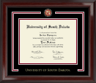 University of South Dakota Showcase Edition Diploma Frame in Encore