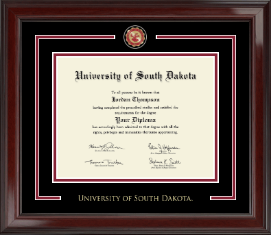 University of South Dakota diploma frame - Showcase Edition Diploma Frame in Encore