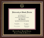 University of South Dakota diploma frame - Gold Embossed Diploma Frame in Hampshire