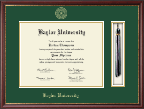 Tassel & Cord Diploma Frame
