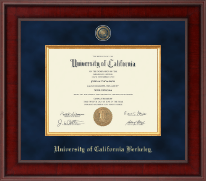 University of California Berkeley Presidential Masterpiece Diploma Frame in Jefferson