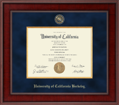 University of California Berkeley diploma frame - Presidential Masterpiece Diploma Frame in Jefferson