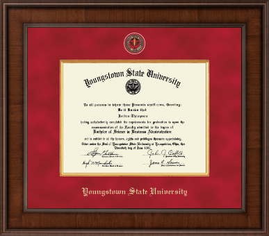 Youngstown State University diploma frame - Presidential Masterpiece Diploma Frame in Madison