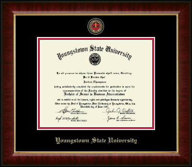 Youngstown State University diploma frame - Masterpiece Medallion Diploma Frame in Murano